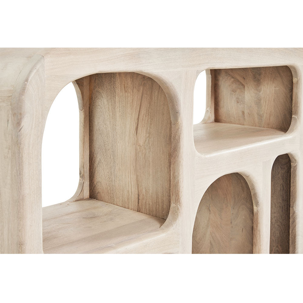 Beaumont Indoor Mango Wood Sideboard Shelving Unit