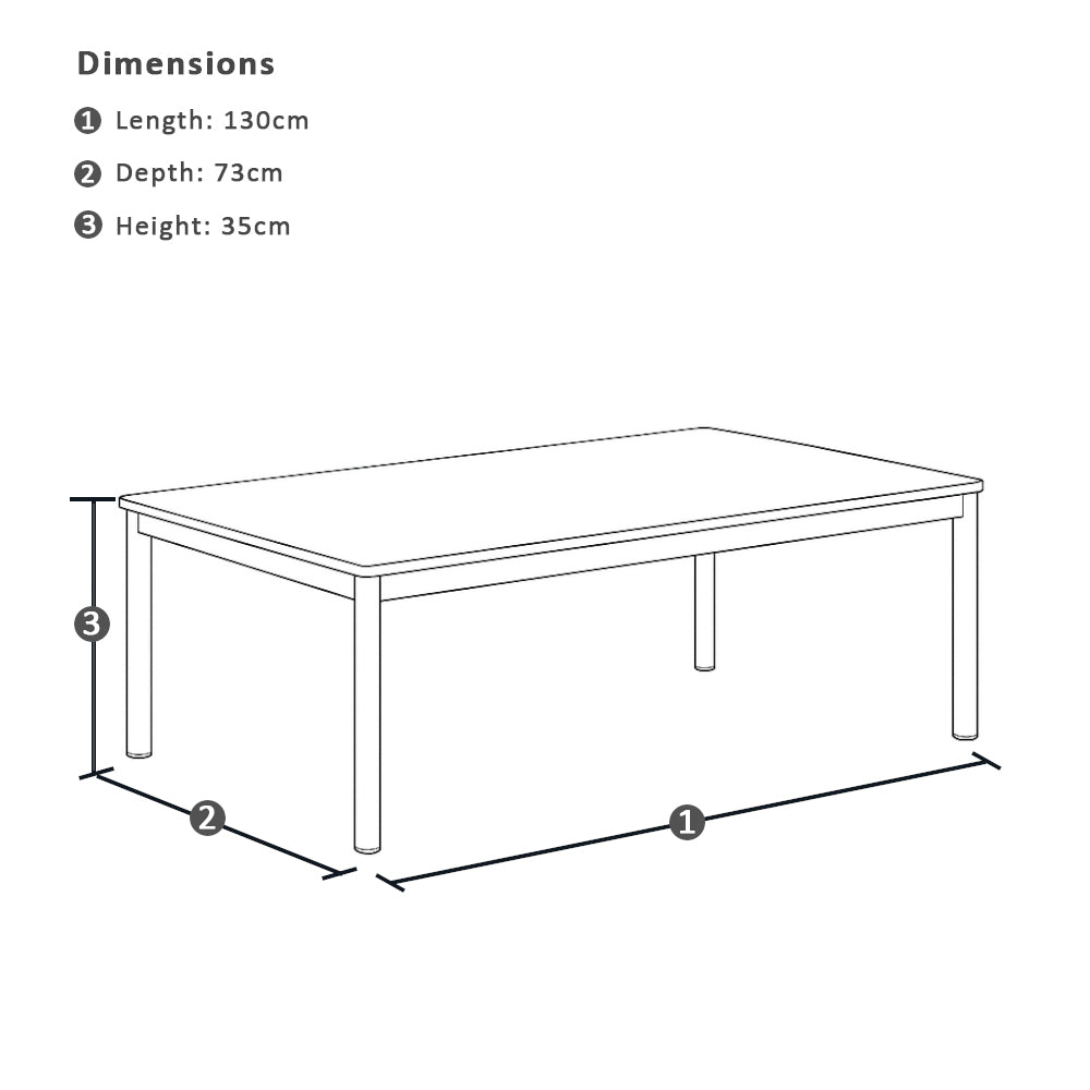 Florida 3+1+1 Outdoor Lounge Setting with Coffee Table