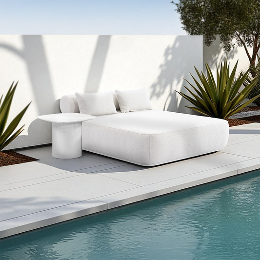 Norfolk Outdoor Aluminium Double Sun Lounge Daybed