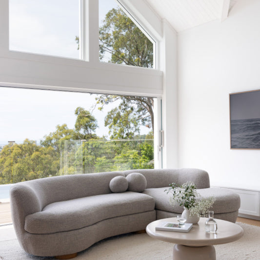 Kensington Indoor Boucle Corner Lounge Sofa