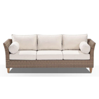 Carolina 3+1+1 Seater Outdoor Wicker Lounge Set with Coffee Table