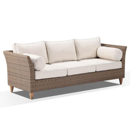 Carolina 3+1+1 Seater Outdoor Wicker Lounge Set with Coffee Table