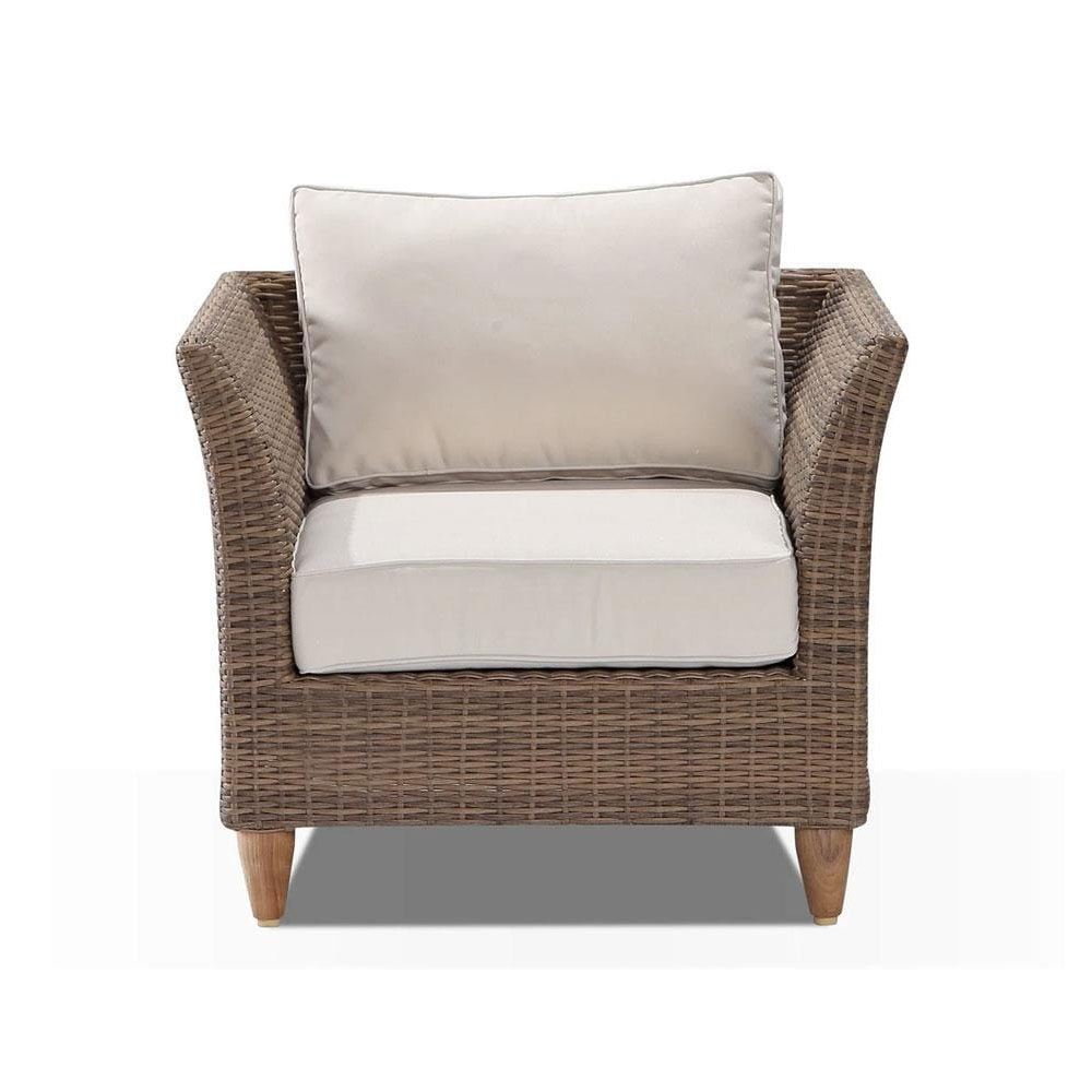 Carolina 3+1+1 Seater Outdoor Wicker Lounge Set with Coffee Table