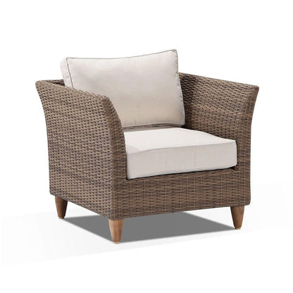 Carolina 3+1+1 Seater Outdoor Wicker Lounge Set with Coffee Table