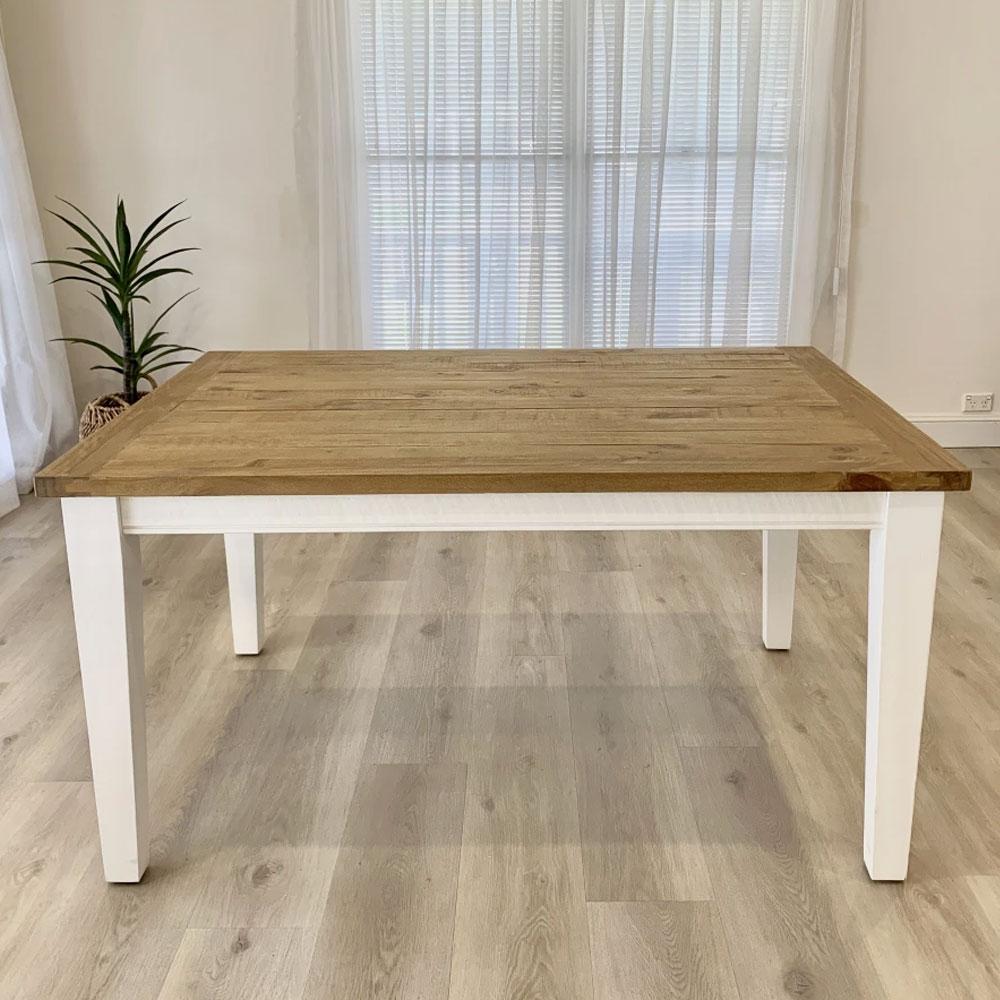 Leura Belle Rustic Rectangle 150cm x 100cm Indoor Timber Dining Table