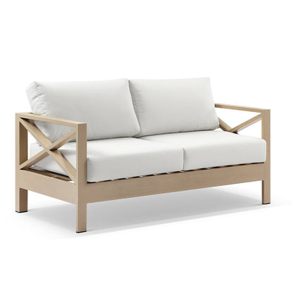 Kansas 3+2+1 seater Outdoor Aluminium Lounge Set with Coffee Table