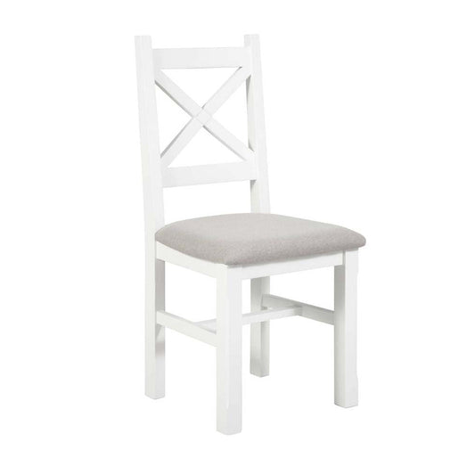 Ashton Indoor Timber Wooden Dining Chair with Padded Seat