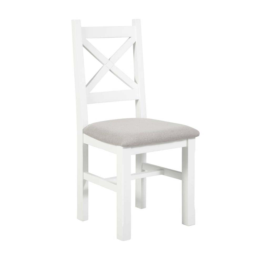 Ashton Indoor Timber Wooden Dining Chair with Padded Seat