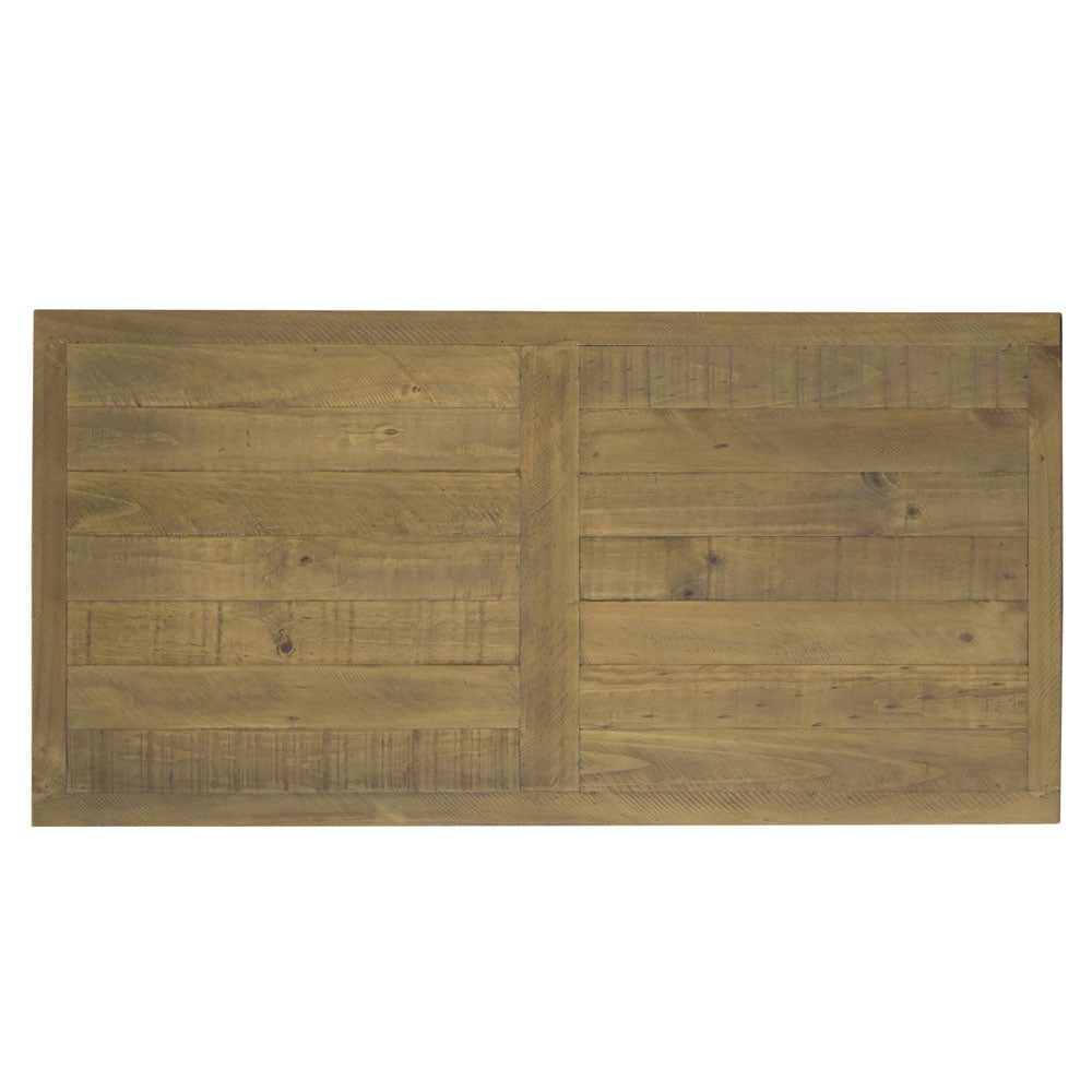 Leura Belle Coffee Table in Brushed with Natural Timber Top