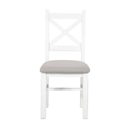 Ashton Indoor Timber Wooden Dining Chair with Padded Seat