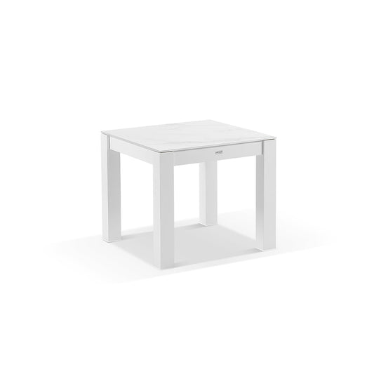 Hugo Outdoor Square Ceramic and Aluminium Dining Table