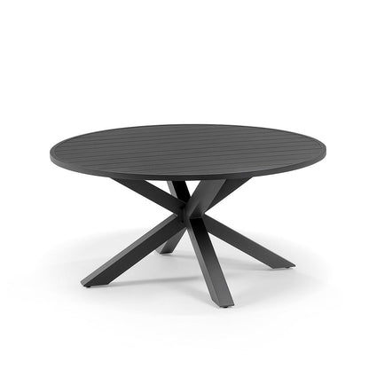 Houston Outdoor 1.8m Round Aluminium Dining Setting with 8 Santorini Chairs