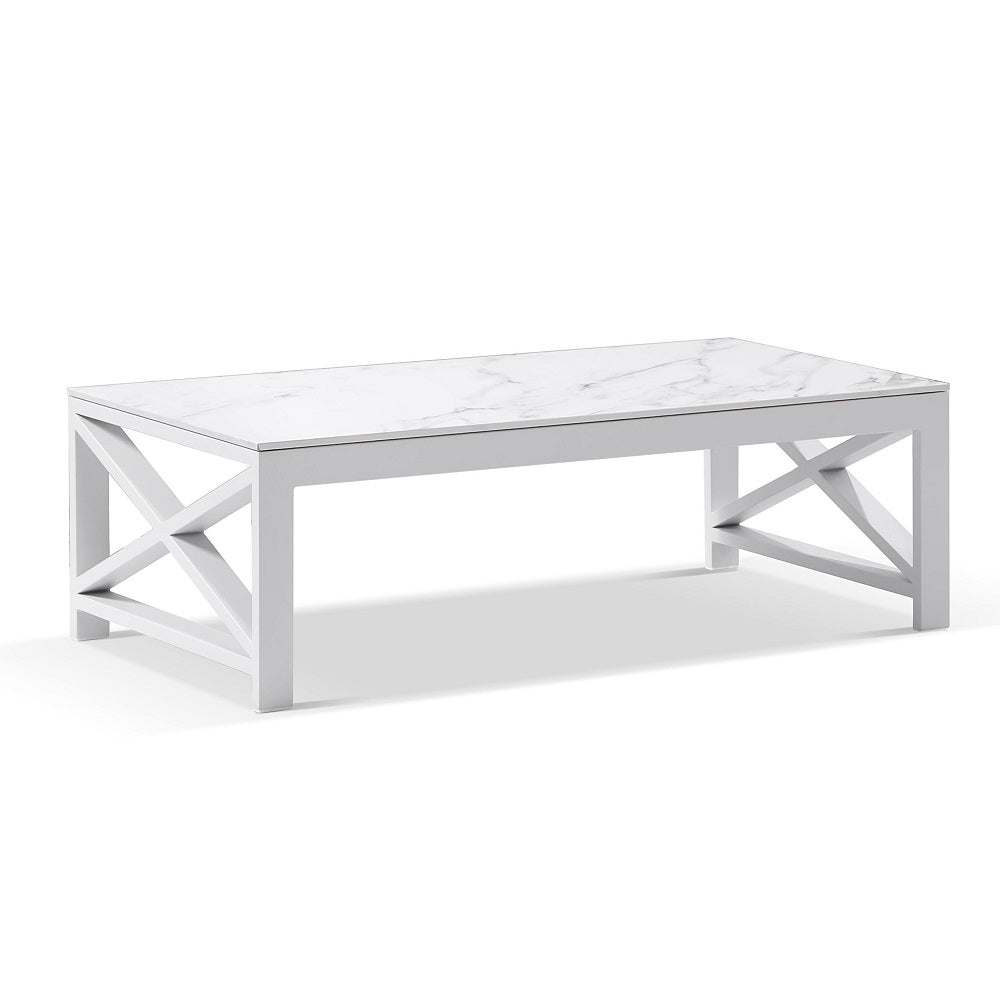 Kansas 3+1+1 seater Outdoor Aluminium Lounge Set with Coffee Table