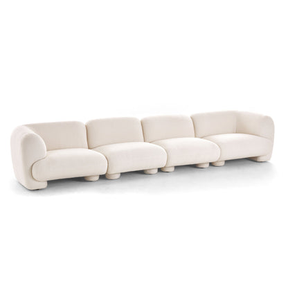 Airlie Indoor 4 seater Modular Fabric Sofa Lounge