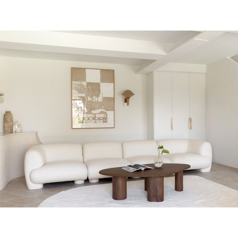 Airlie Indoor 4 seater Modular Fabric Sofa Lounge