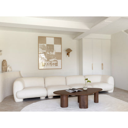 Airlie Indoor 4 seater Modular Fabric Sofa Lounge