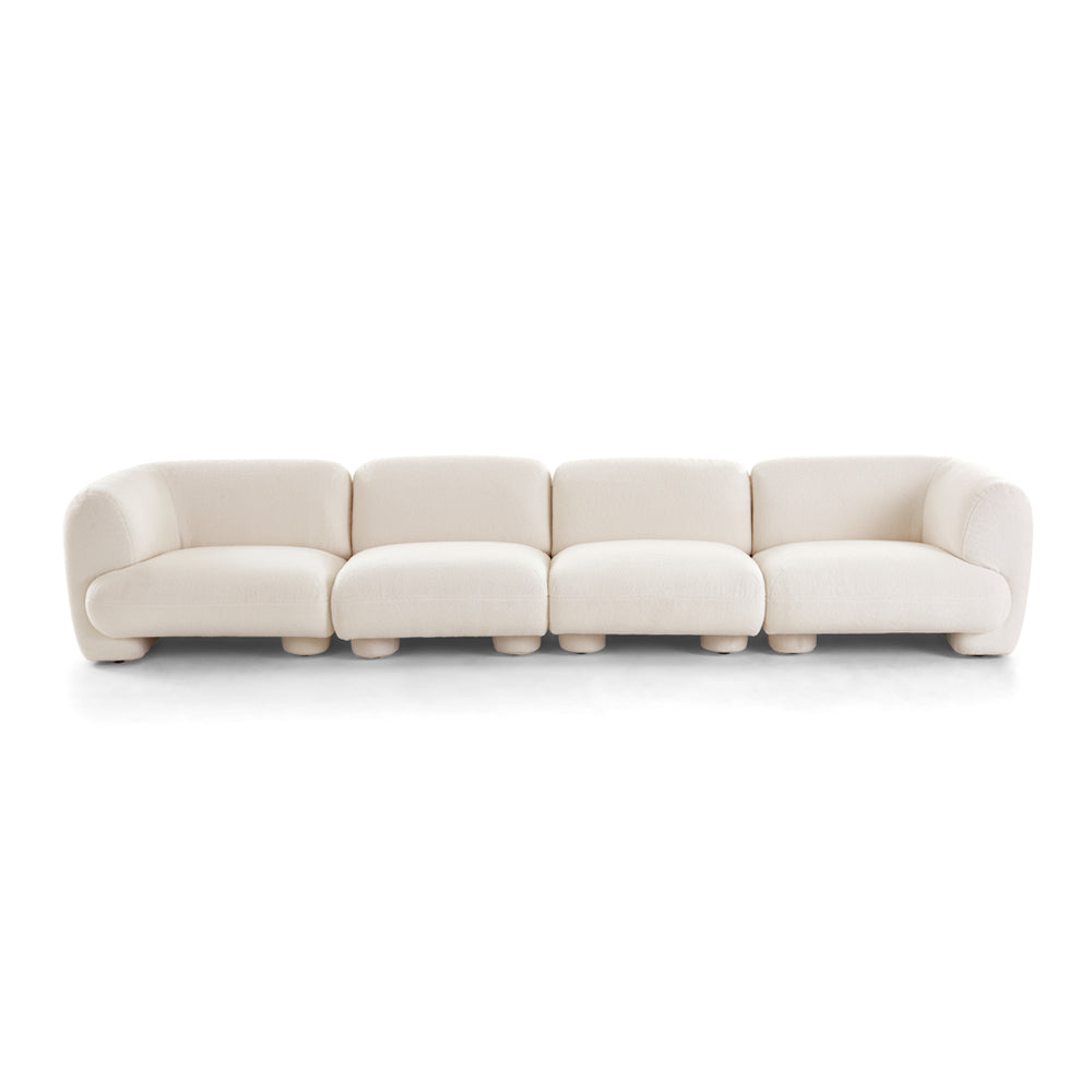 Airlie Indoor 4 seater Modular Fabric Sofa Lounge