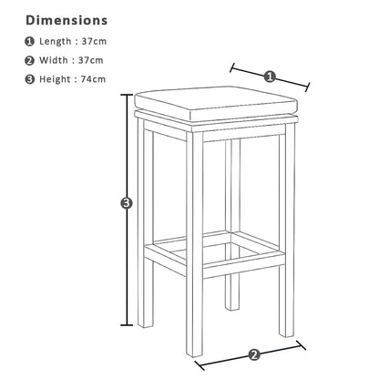Avoca Outdoor Aluminium Bar Stool