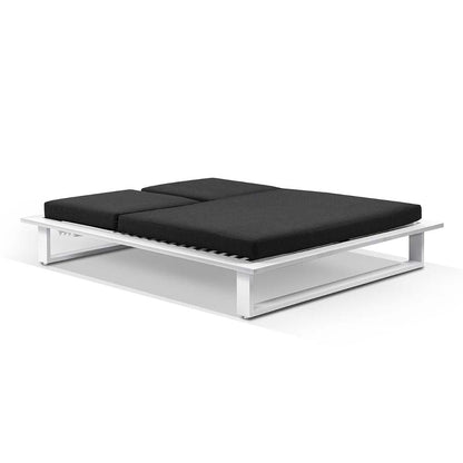 Arcadia Outdoor Double Aluminium Sun Lounge Daybed