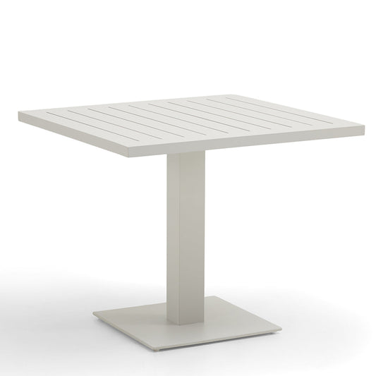 Avoca Outdoor Square Pedestal Aluminium Dining Table