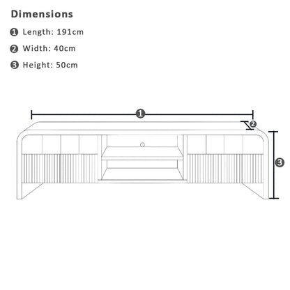 Balmain Indoor Timber TV Entertainment Unit