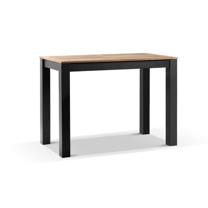 Balmoral Outdoor 1.5m rectangle Teak Top Aluminium Bar Table