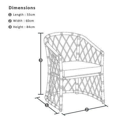 Bangalow Outdoor Dining Chair