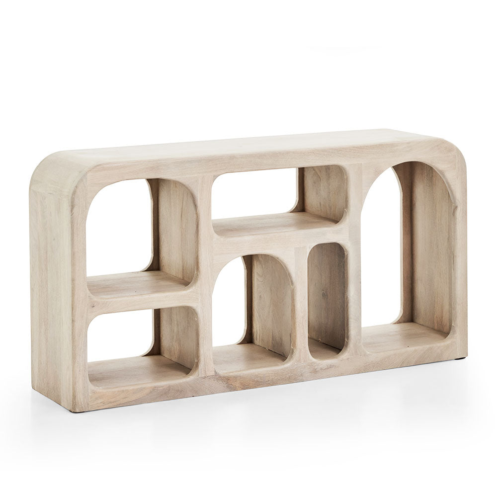 Beaumont Indoor Mango Wood Sideboard Shelving Unit