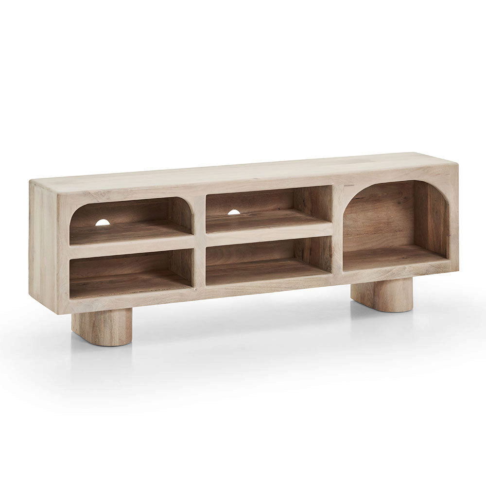 Large Beaumont Indoor Mango Wood TV Unit