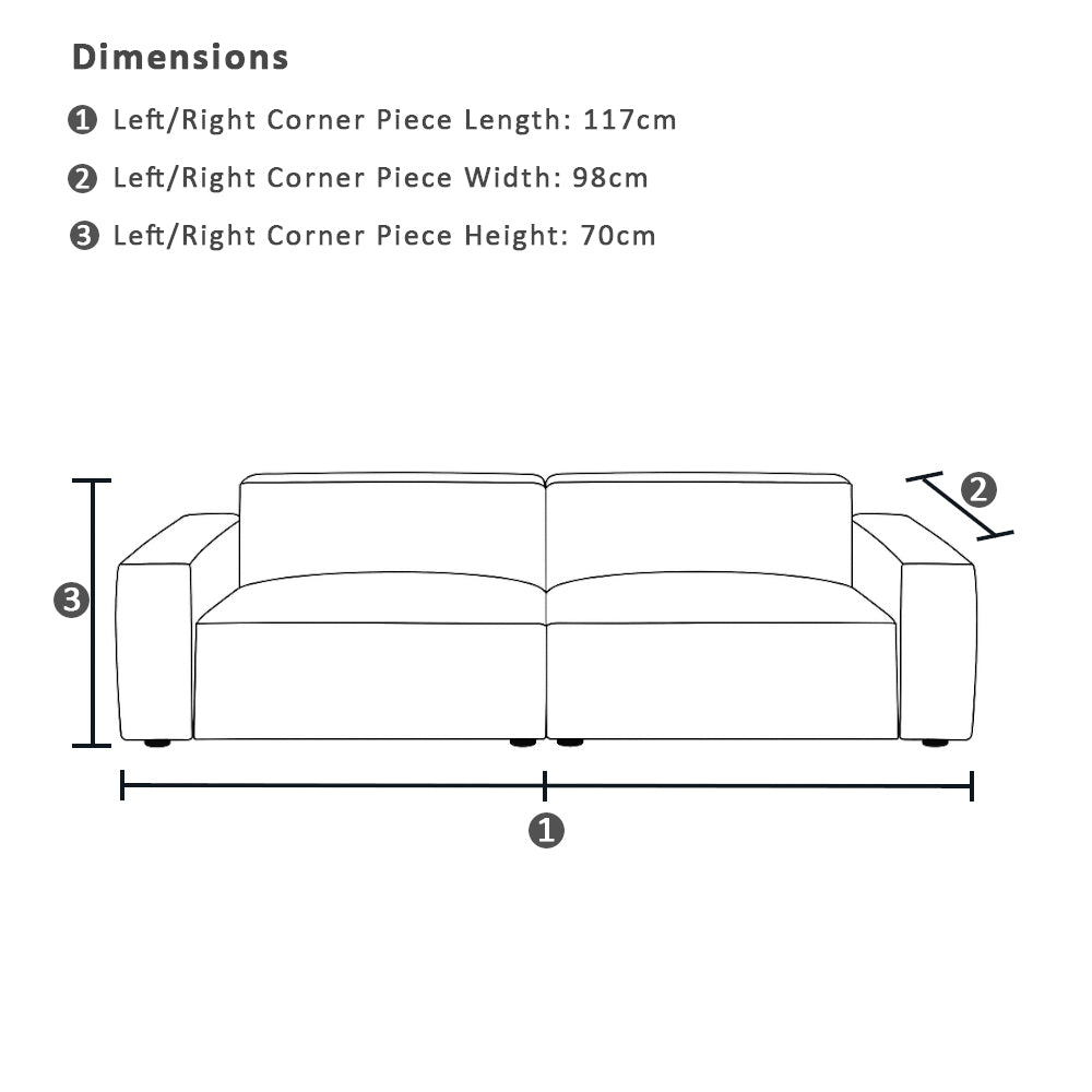 Brighton Indoor 2 Seater Fabric Sofa Lounge