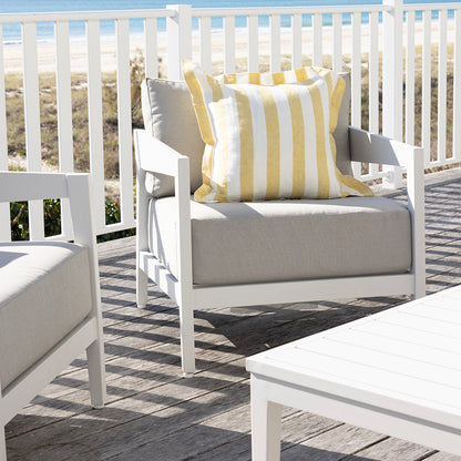 Bronte 1 Seater Outdoor Aluminium Lounge