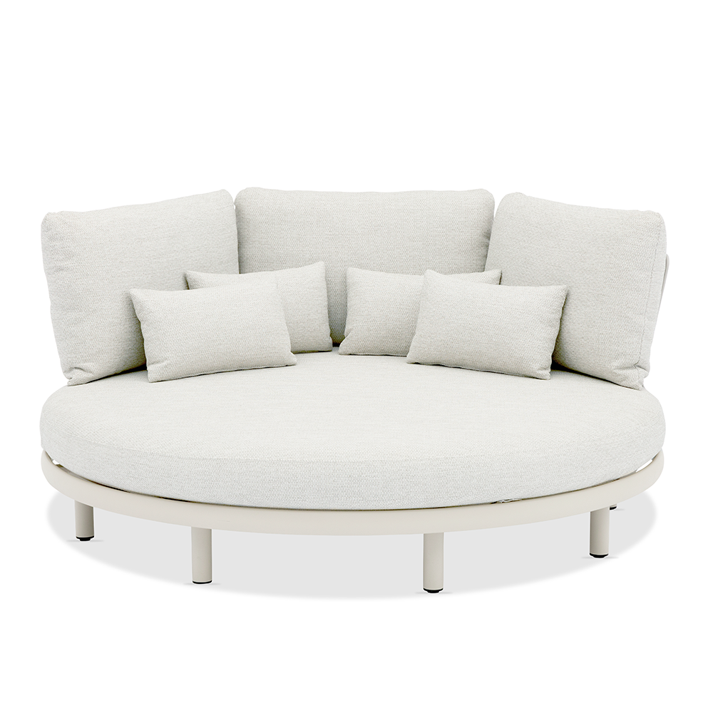 Aspen Outdoor Round Aluminium Daybed