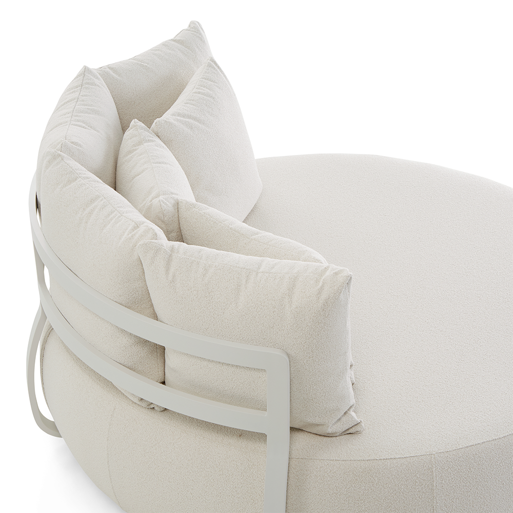 Catalina Outdoor Aluminium Round Daybed