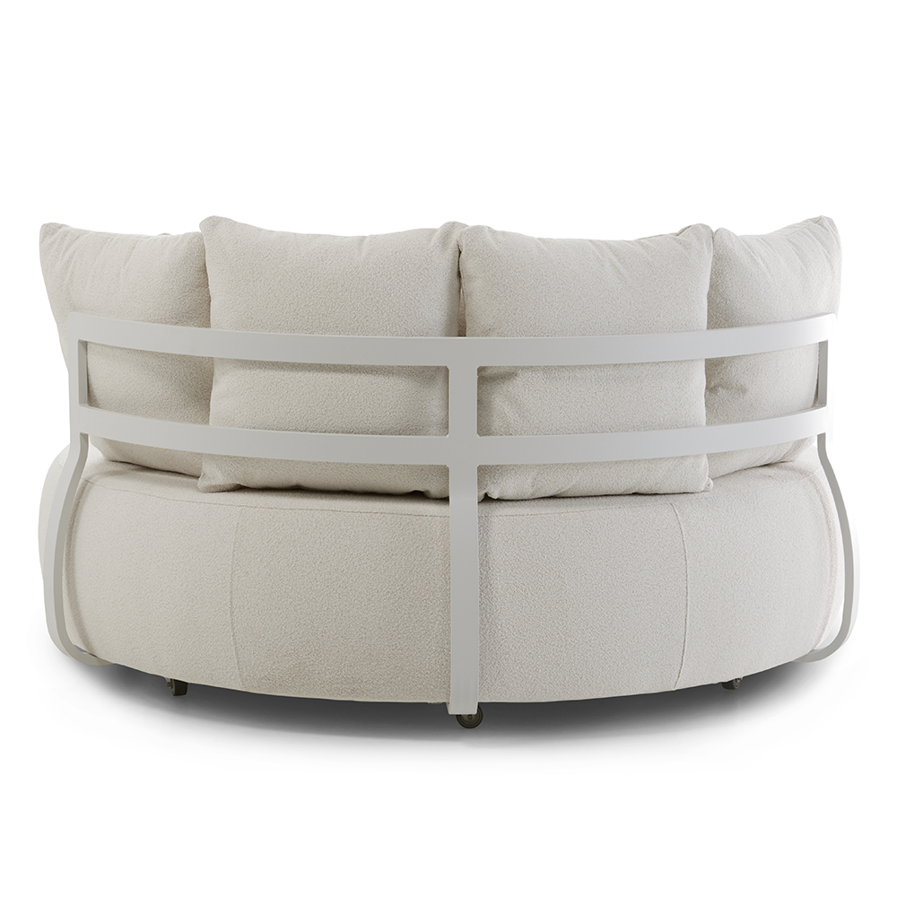 Catalina Outdoor Aluminium Round Daybed