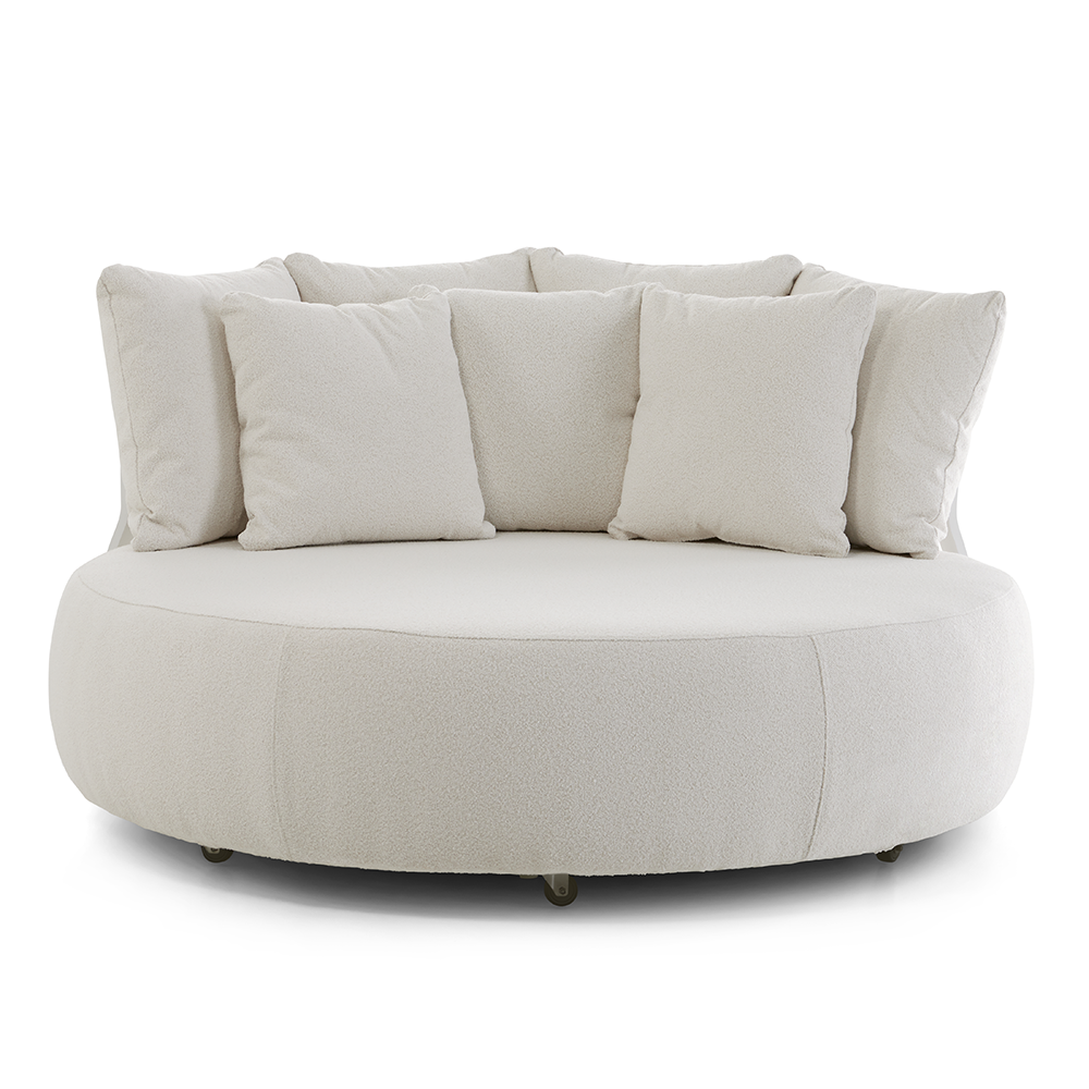 Catalina Outdoor Aluminium Round Daybed