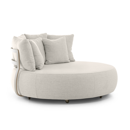 Catalina Outdoor Aluminium Round Daybed Lounge
