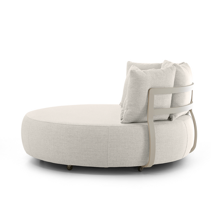 Catalina Outdoor Aluminium Round Daybed Lounge