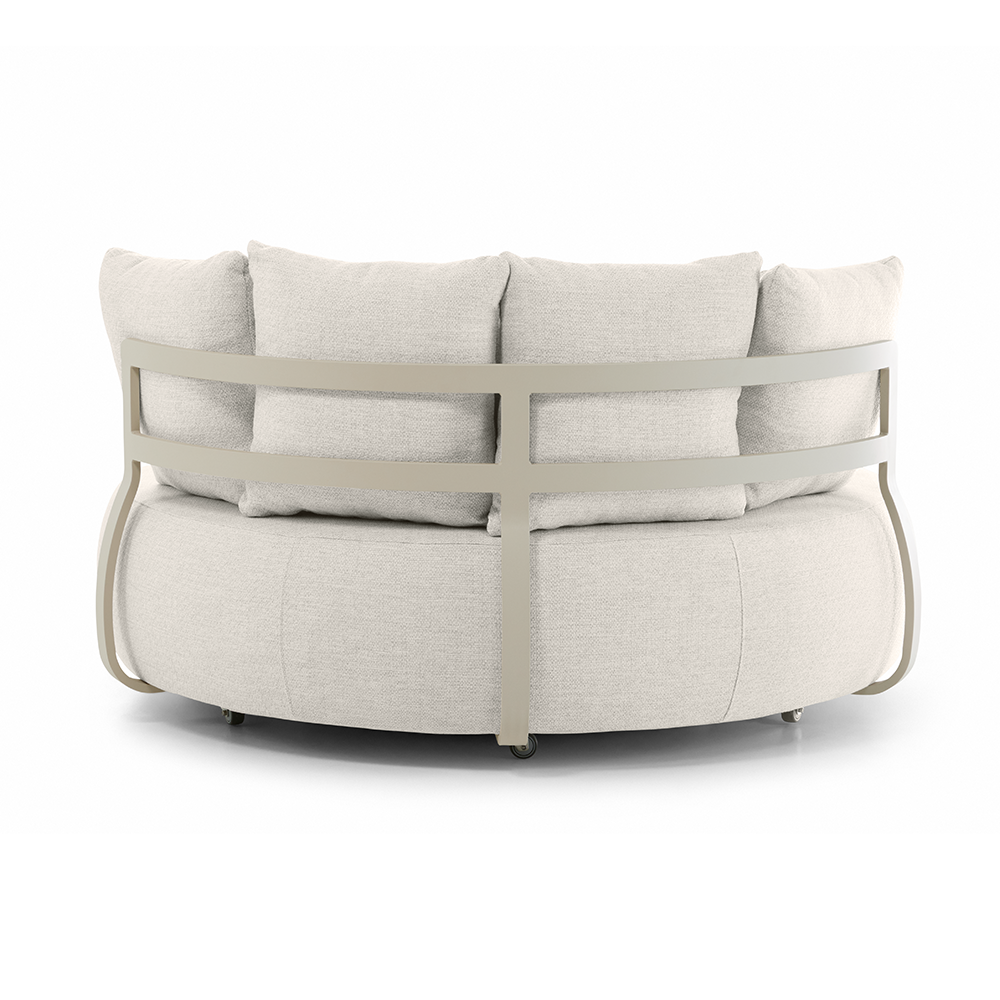 Catalina Outdoor Aluminium Round Daybed Lounge