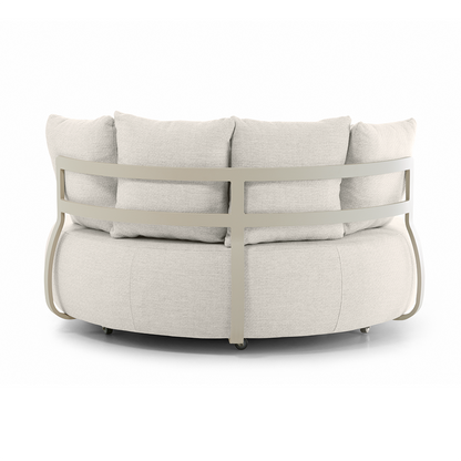 Catalina Outdoor Aluminium Round Daybed Lounge