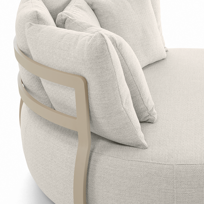 Catalina Outdoor Aluminium Round Daybed Lounge