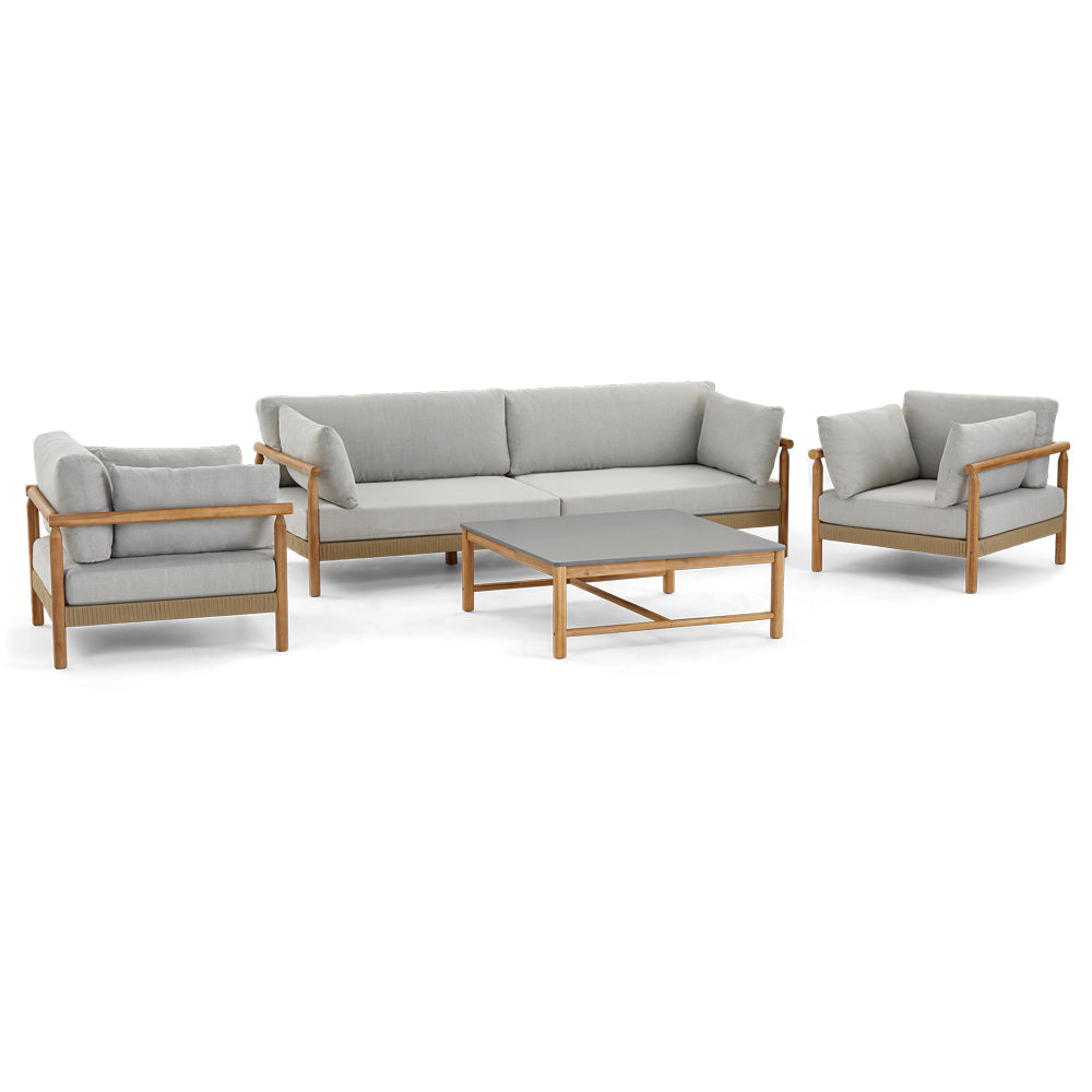 Daintree Outdoor Lounge 3+1+1 Set with Coffee Table