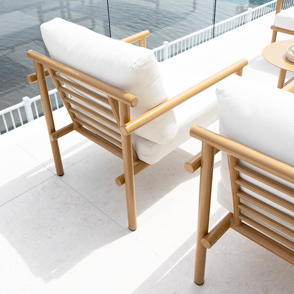 Elanora 2+1+1 Outdoor Lounge Setting with Coffee Table