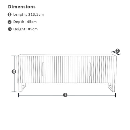 Esperance Indoor Timber Buffet Sideboard