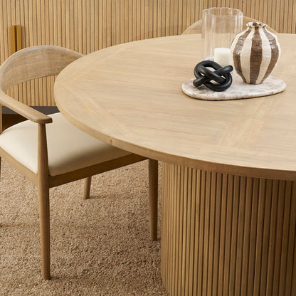 Esperance Indoor 1.6m Round Timber Dining Table