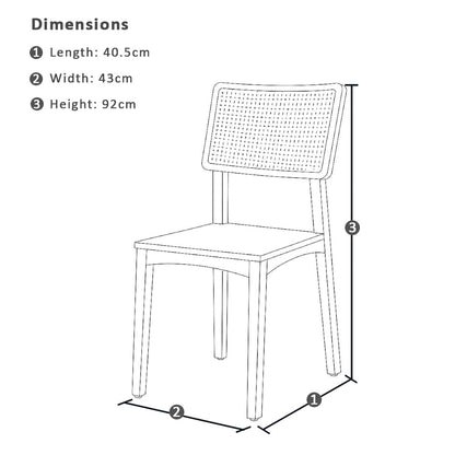 Forester Indoor Timber Dining Chair