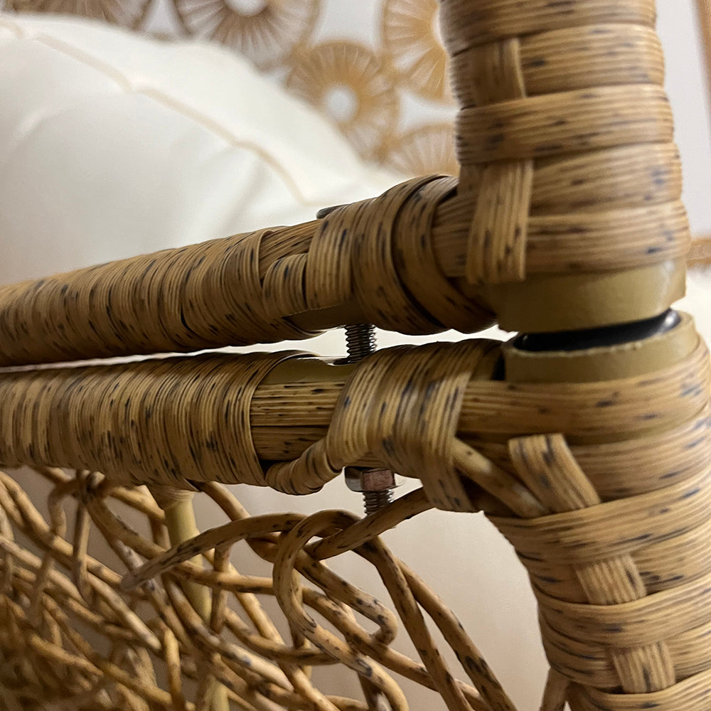 Havana Hanging Egg Chair in Yellow