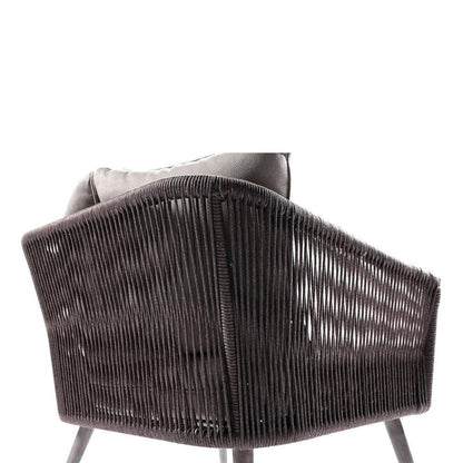 Herman Outdoor 1 Seater Rope & Aluminium Lounge