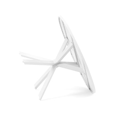 Houston Outdoor 1.2m Round Aluminium Dining Setting with 4 Santorini Chairs