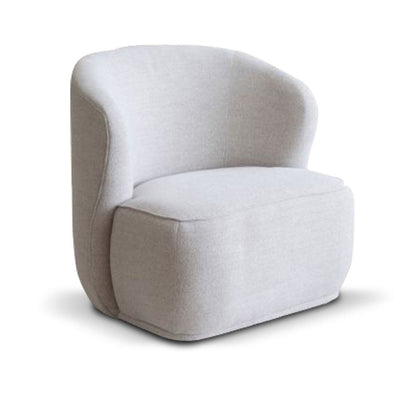 Balgowlah Indoor Fabric Swivel Armchair Sofa Lounge