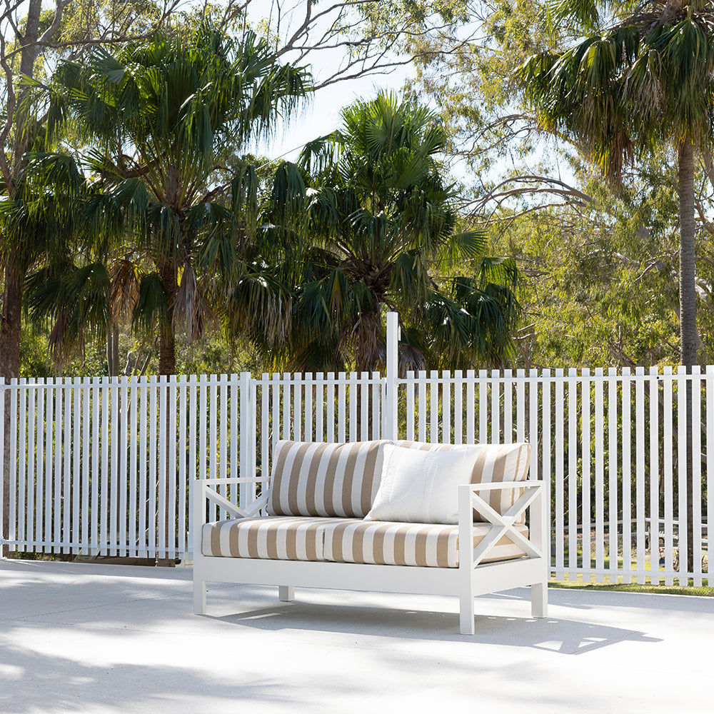 Kansas 3+2+1 seater Outdoor Aluminium Lounge Set with Coffee Table in Sunbrella